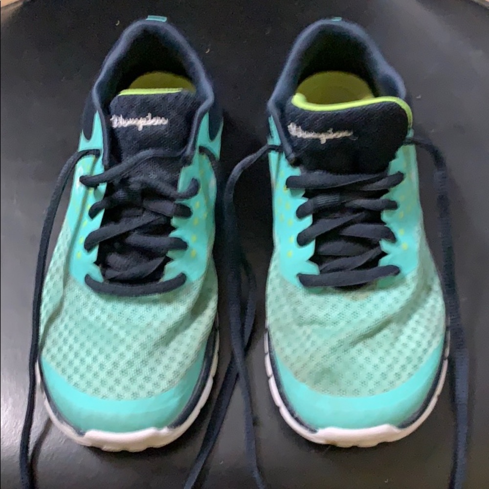 Champion shoes. Not brand new, but only used once.